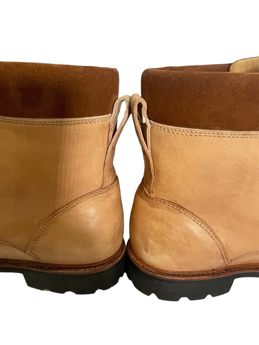 Ludwig Reiter Tan Light Brown Leather/Suede Smooth ToeBoots Men\'s 43.5 US 9.5-10 Ludwig Reiter Men main image 3