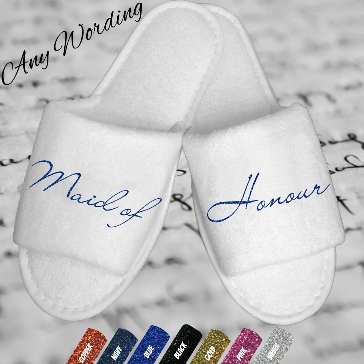 Wedding guest slippers discount
