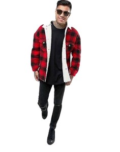 sixth june longline denim jacket with fleece lining