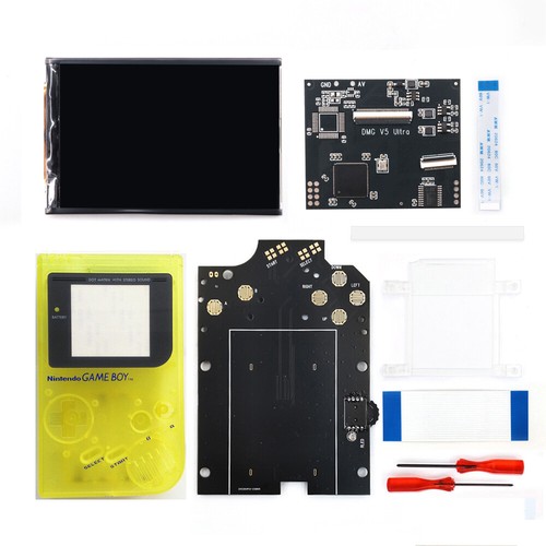 Luz de fondo LCD V3 IPS moderna de tamaño completo precortada para Game Boy DMG GB DMG - Imagen 24 de 30