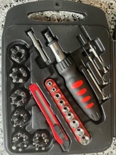 52-Piece Household Tools Kit - Small Basic Home Tool Set with Plastic Toolbox