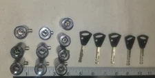 Abloy vending machine T & L handle plug locks, qty 10 with 5 keys for 1 price