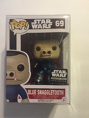 Star Wars Smugglers Bounty Exclusive POP! Blue Snaggletooth # 69 New Funko Chase