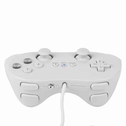 Manette contrôleur Classic Pro pour Nintendo Wii, Wii U - 1,20 m – Blanc - Photo 4/6