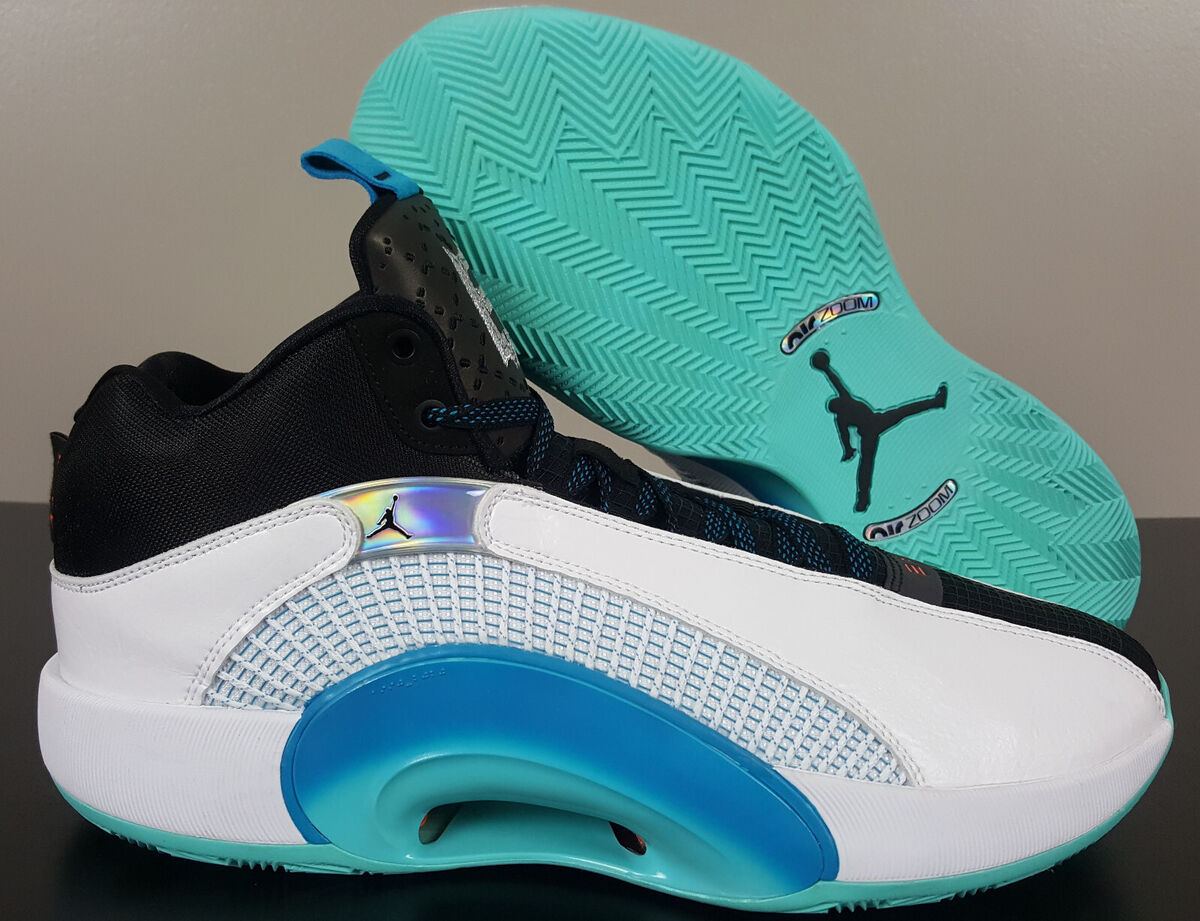 NIKE AIR JORDAN XXXV 35 GUO AILUN MORPHO WHITE BLACK BLUE NIKE AIR JORDAN XXXV 35 GUO AILUN MORPHO WHITE BLACK BLUE