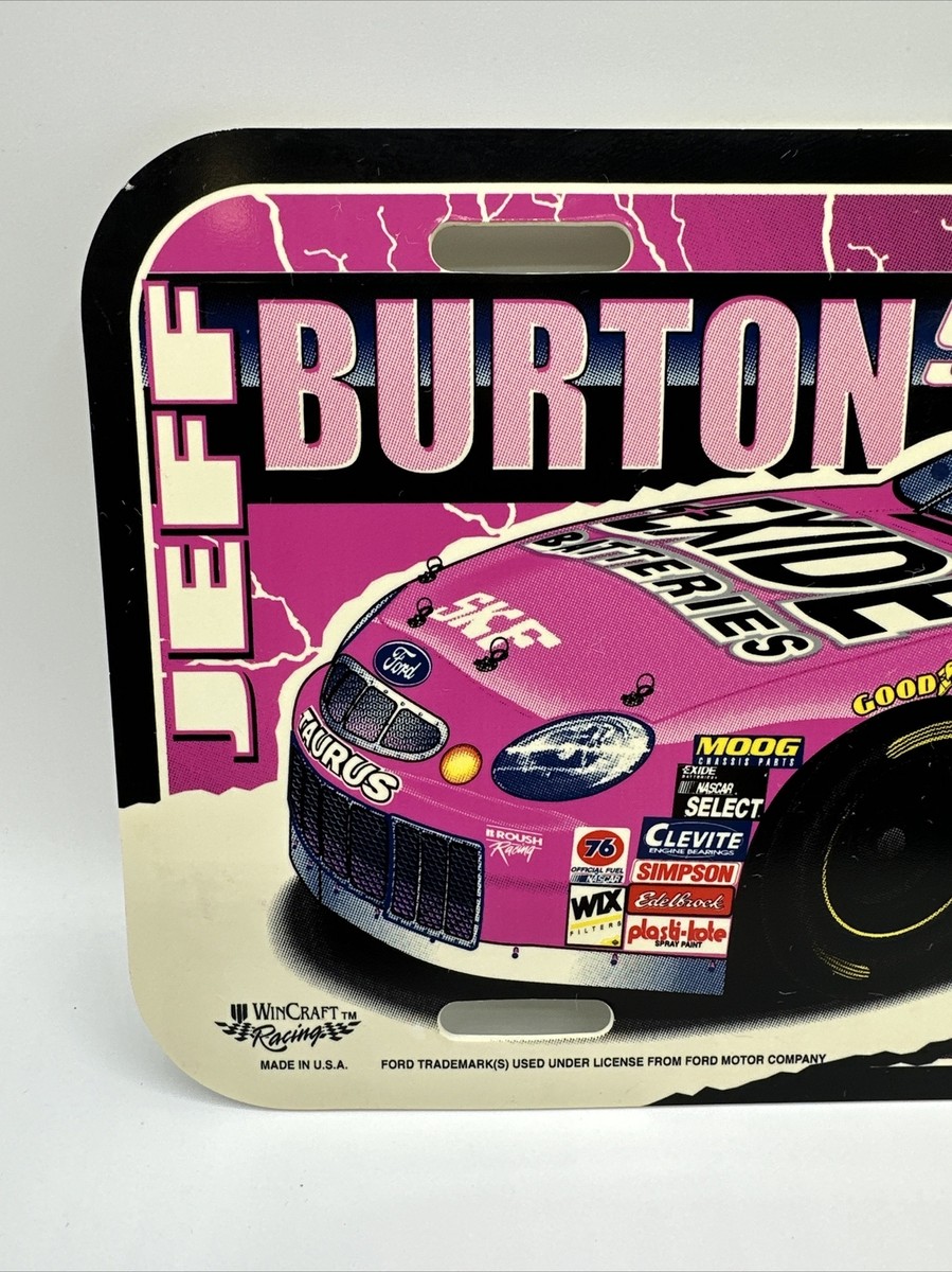 NASCAR Jeff Burton #99 Plastic License Plate Roush Racing | eBay