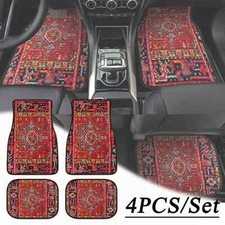Car Foot Mats Universal Car Foot Mats Carpet 4 Pieces Dirty Resistant Front Rear