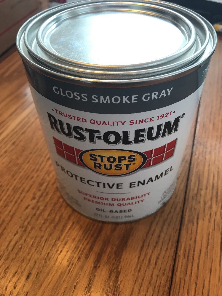 Rust-Oleum Protective Enamels Gloss Smoke Gray Oil- Based Ships N