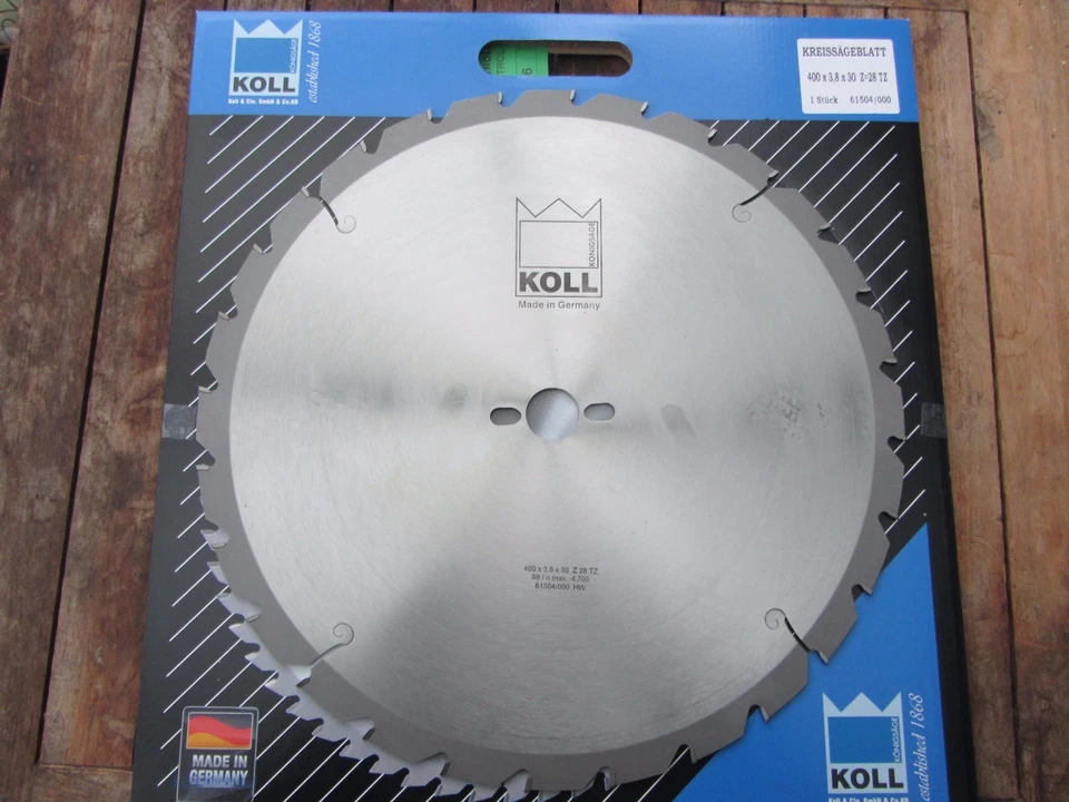 HM/Widia Bau Kreissägeblatt 400x 30 Z=28 Koll Königsäge Nagelfest