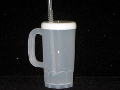 8 22 Ounce Beer Mugs, Lids, Flex Straws Mfg USA Dishwasher Safe, No BPA * - Picture 4 of 4