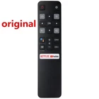 New Original RC802V FNR1 For TCL Voice TV Remote Control Netflix 55S434 65S434