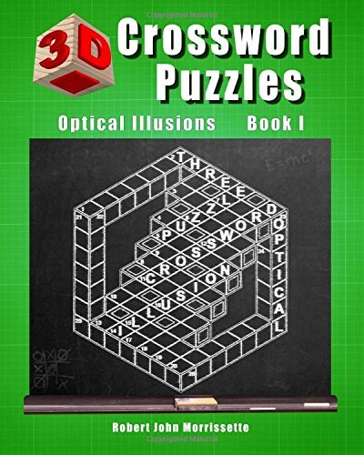 3D Crossword Puzzles: Optical Illusions Book I, Morrissette 9780976354987 New-, - Picture 1 of 1