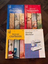 4 Vintage "How to Sew" Paperback Sewing Books Singer Sewing Machine