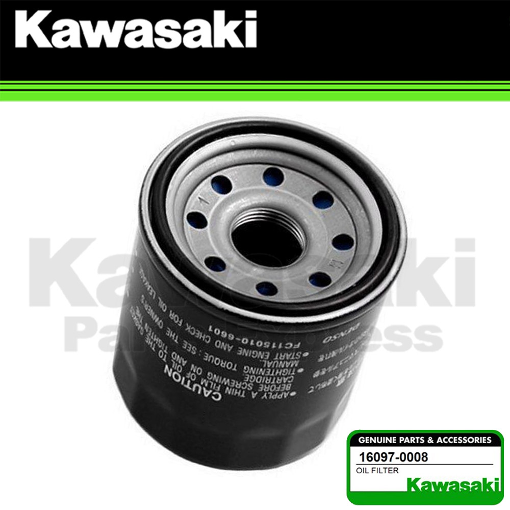 NEW 1985 - 2025 GENUINE KAWASAKI OIL FILTER 16097-0008 FITS
