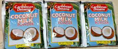Caribbean Dreams Coconut Milk Powder 1.76oz. (Pack Of 3)