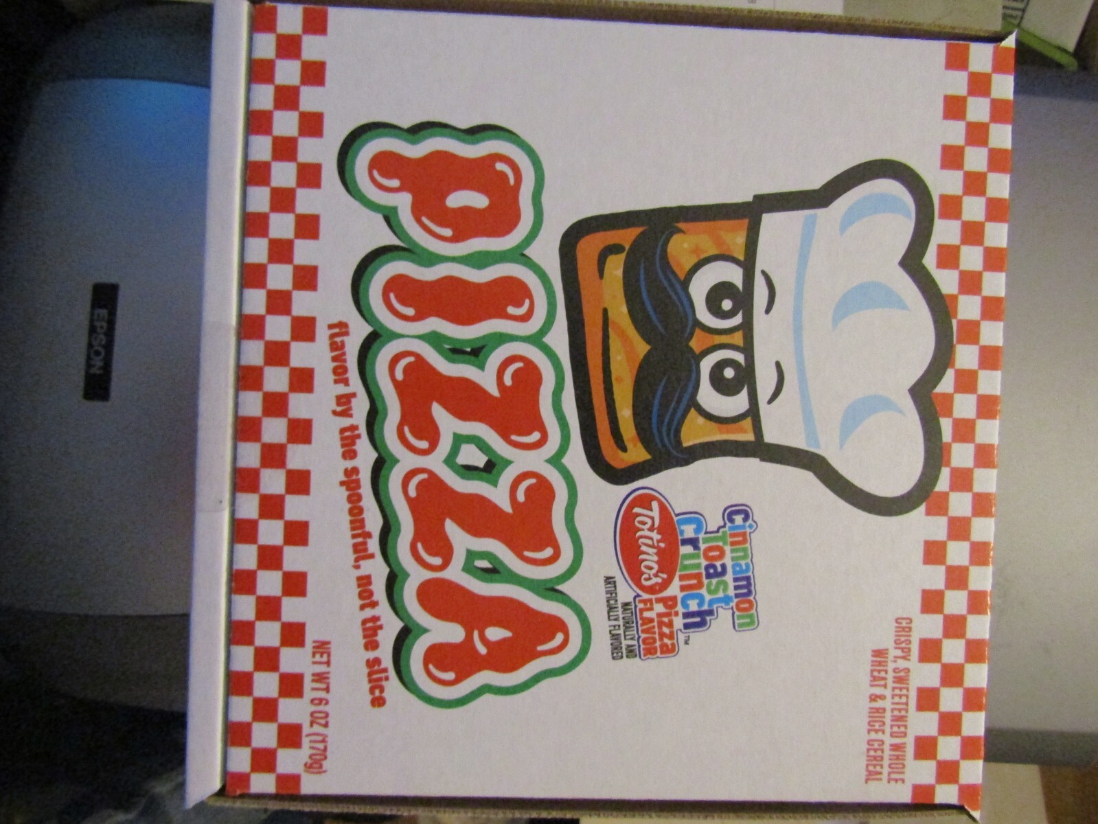 Cinnamon Toast Crunch Totino’s Pizza Flavored Cereal 6 Oz Bag Limited 1 of 1000