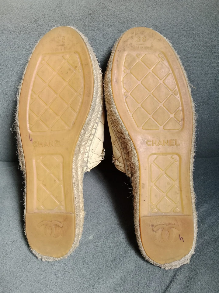 Alpargatas Chanel Pre Loved Puntera Puntera Foto 3 de 4