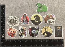 Lot of 10 Assorted Halloween Pumpkin Witch Stickers