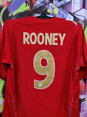 England National Football Team Wayne Rooney #9 Soccer Jersey Shirt