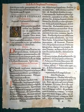 1628 CATHOLIC MISSAL PAGE Chapter S and the Friars and Innocent Massacre