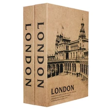 Barska London and London Dual Book Lock Box with Key Lock CB13056