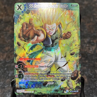 SS Gotenks Absolute Unison BT10-033 SR Foil Dragon Ball Super Card