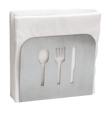 Portatovaglioli In Metallo Nero 18x18x5 Cm - Per Cucina O Bar, Design Quadrato Con Ferma Tovagliolo | CHL-831003 - Foto 10