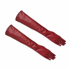 Women Long Elbow Gloves Soft Leather Gloves Fashion Gloves