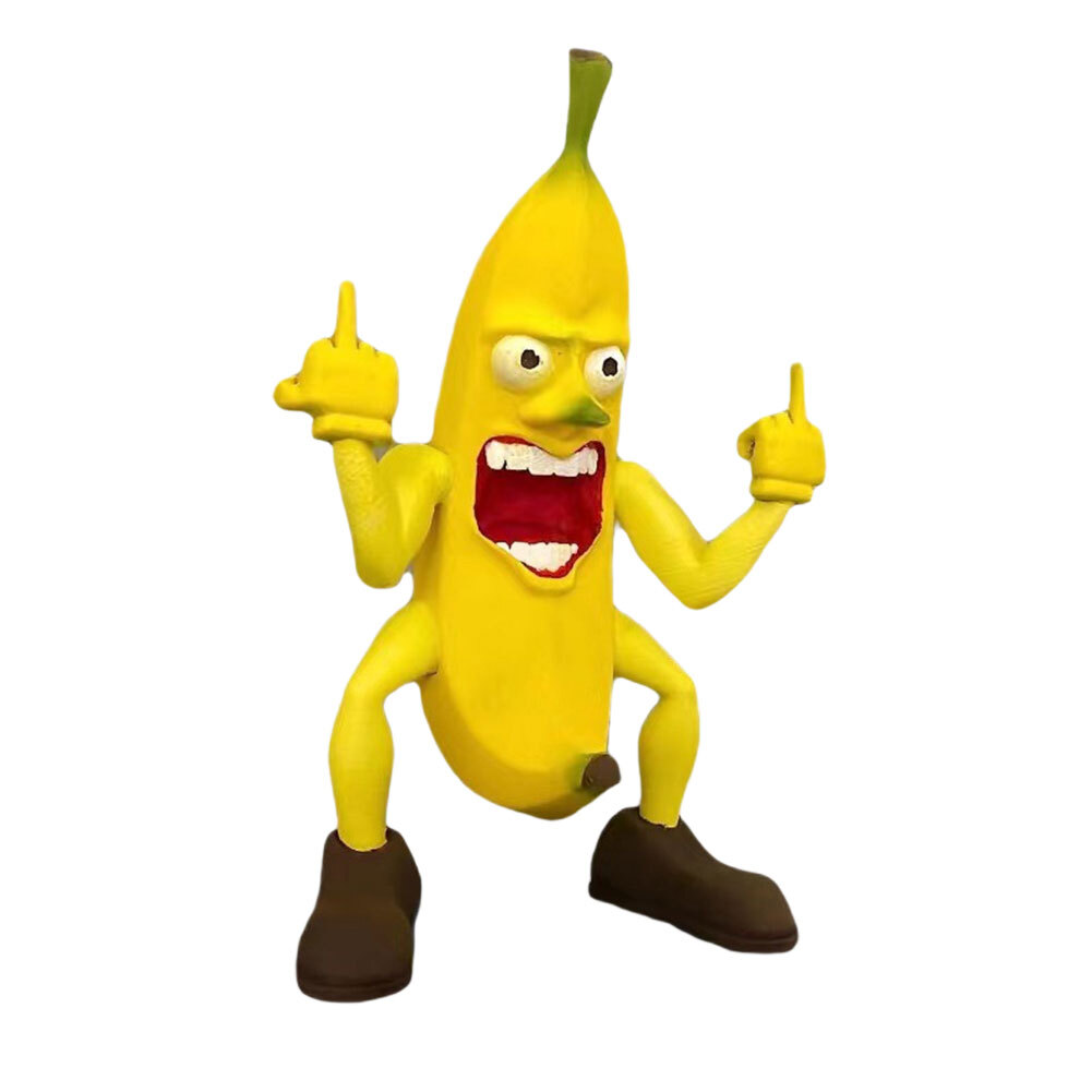 おまとめ　Middle Banana Magic Funny Gifts Middle Finger Banana Man Crazy Banana Figurines