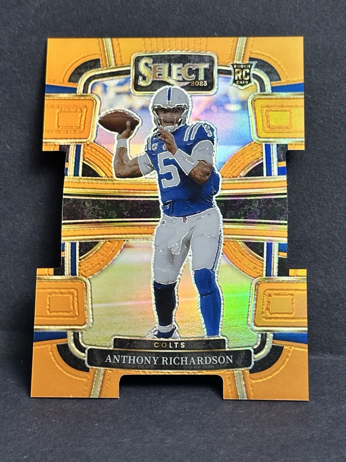 2023 Select Anthony Richardson Orange Prizm /499 Die-cut Concourse MINT
