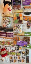 Large Lot Halloween Fall Thanksgiving Stickers Craft Supplies Party Favor NWT