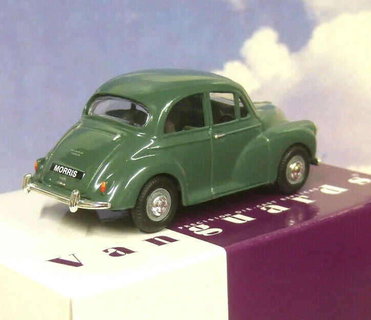 EXCELLENT VANGUARDS 1/43 DIECAST MORRIS MINOR SALOON IN ALMOND GREEN VA05801 - Image 2 of 4