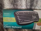Logitech Classic Keyboard~Spill Resistant~Brand New in Box