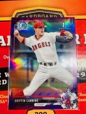 V46 Griffin Canning 2017 Bowman Chrome Purple Refractor #/250  RC ROOKIE