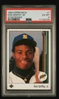 Upper Deck 1989 Star Rookie Ken Griffey Jr. #1 PSA 6 Seattle Mariners Card