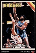 1975 Topps #136 Garfield Heard Braves-BskB Oklahoma 5 - EX