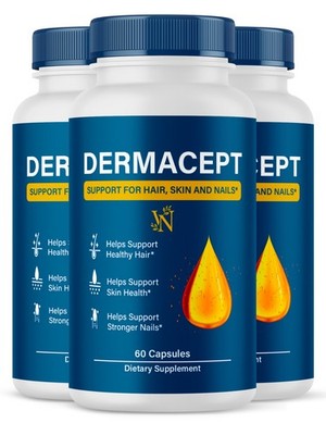 Dermacept Capsules Advanced Support, Derma cept Pro Formula 180 Capsules 3 Pack