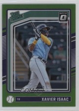 2024 Donruss Optic Rated Prospects Lime Green Prizm /149 Xavier Isaac #123 0hk3