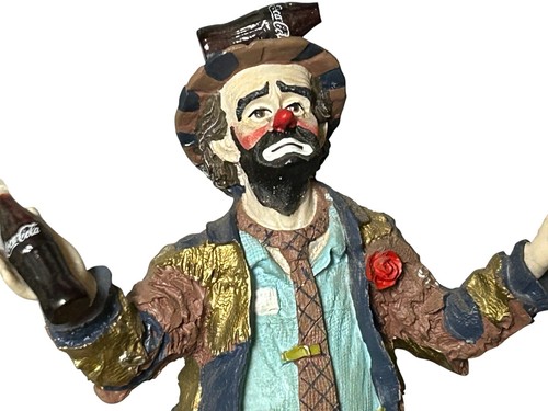 Emmett Kelly 1998 REFRESHES YOU BEST CENTURY EDITION Clown Seal Coca Cola - Picture 6 of 8