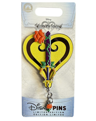 2026 Disney Parks Kingdom Hearts Divine Hearts Belle Keyblade 5/12 LE 4000 Pin