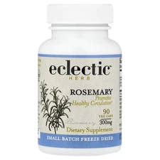 Eclectic Institute Rosemary 300 mg 90 Veggie Caps Dairy-Free, Grain-Free,