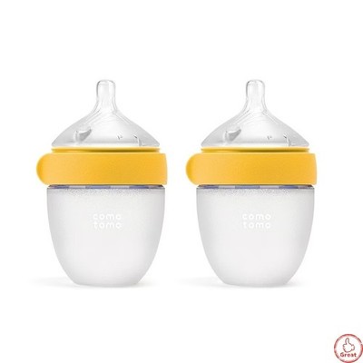 Comotomo Silicone Baby Bottles Gen 2, BPA-Free