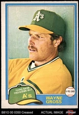 1981 O-Pee-Chee #86 Wayne Gross Athletics 3 - VG