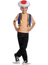 Child's Super Mario Brothers Toad Costume Accessory Kit