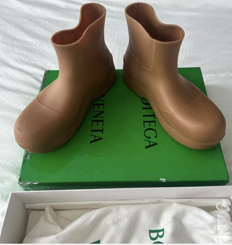 Botas Charco Bottega Veneta Marrón Talla 43 Foto 3 de 4