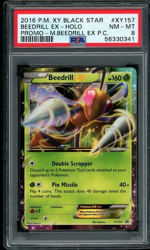 Beedrill-EX graded PSA 8 for sale on eBay