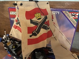 RARE 1992 LEGO System #6271 Imperial Flagship - 97% Complete With Box & Manual