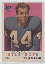 1959 Topps Kyle Rote #7 0cr8