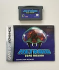 Metroid: Zero Mission (Nintendo Game Boy Advance, 2004) Authentic With Manual.
