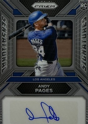 2024 Panini Prizm - Sensational Signatures Andy Pages #SS-AP (AU